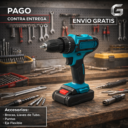 KIT PISTOLA DE IMPACTO TALADRO