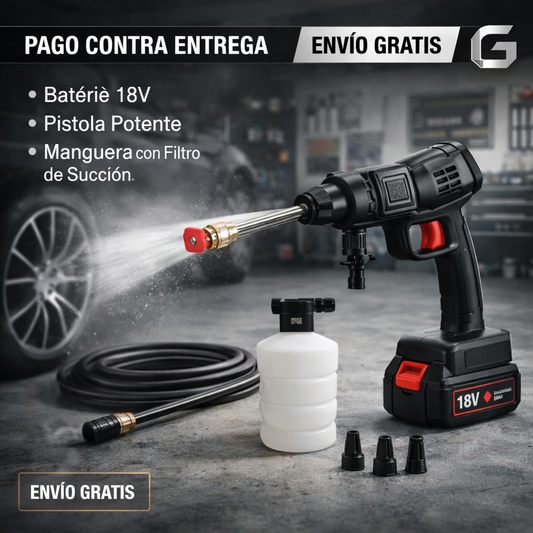 Hidrolavadora Portatil Con Bateria