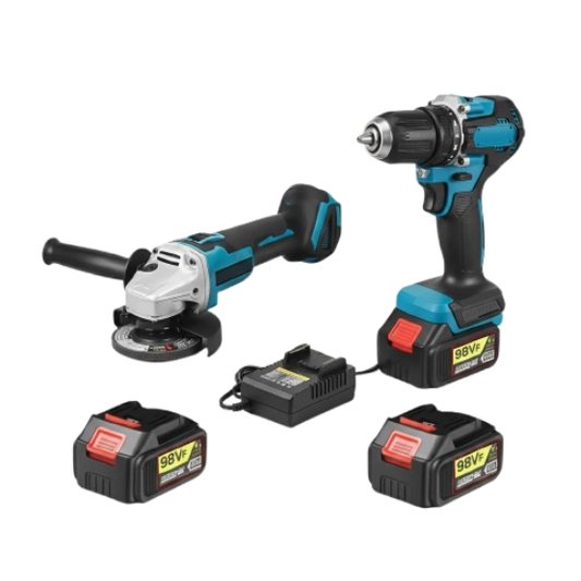 Mini Amoladora + Taladro De Impacto 2x1